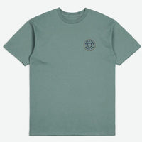 Crest Ii S/S Standard T-Shirt - Chinois Green/Washed Navy/Sepia