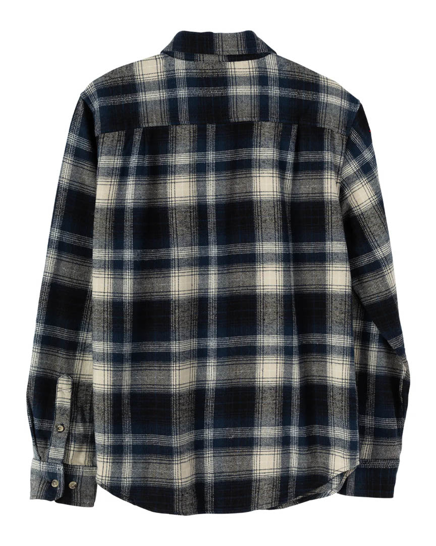 Connant Woven Shirt - Black/Navy