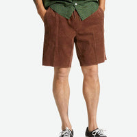 Madrid Ii Corduroy Shorts - Sepia Cord