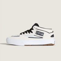 Skate Half Cab Wafflecup Shoes - White/Black