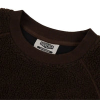 Sherpa Crewneck Sweatshirt - Chocolate