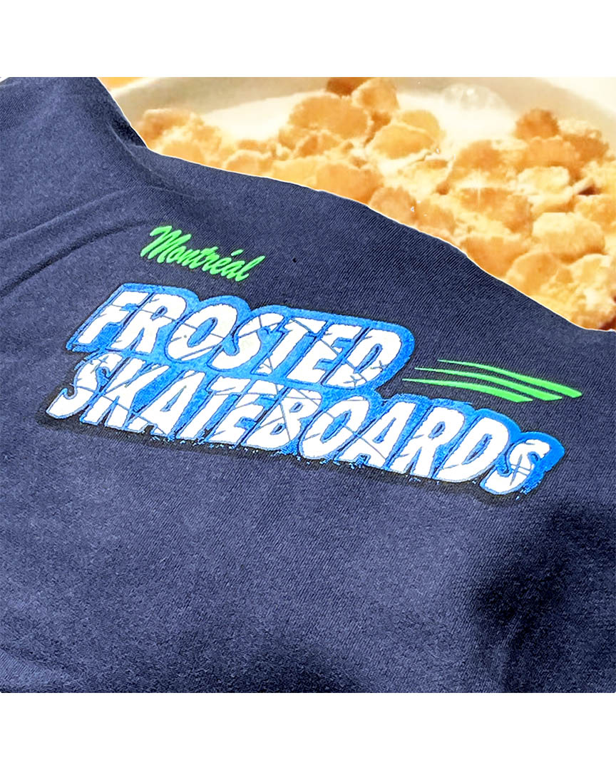 Hoodie Breakfast Logo - Navy