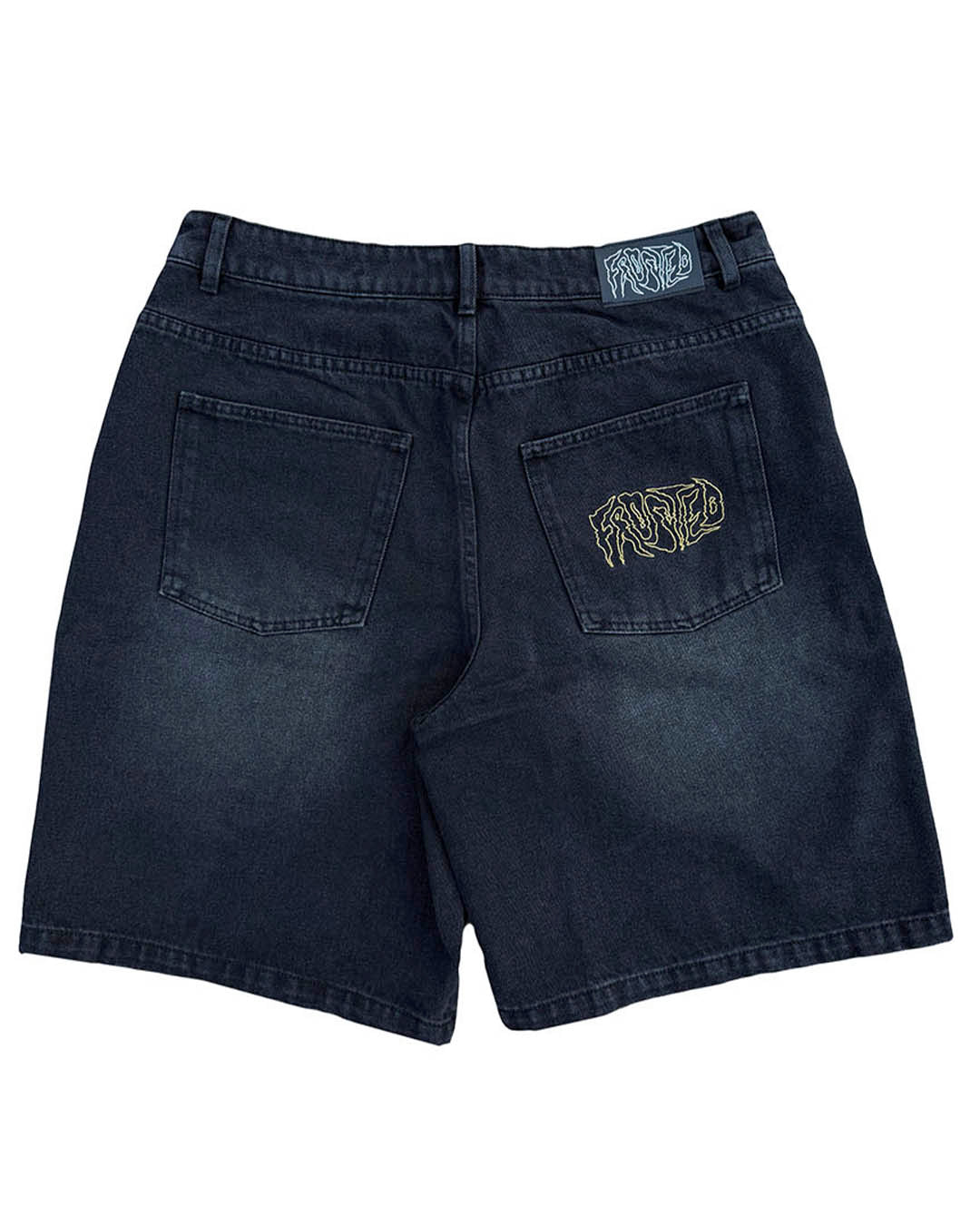 Wavy Baggy Shorts - Moon Black
