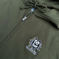 Hoodie Spikeball Logo Zip - Olive