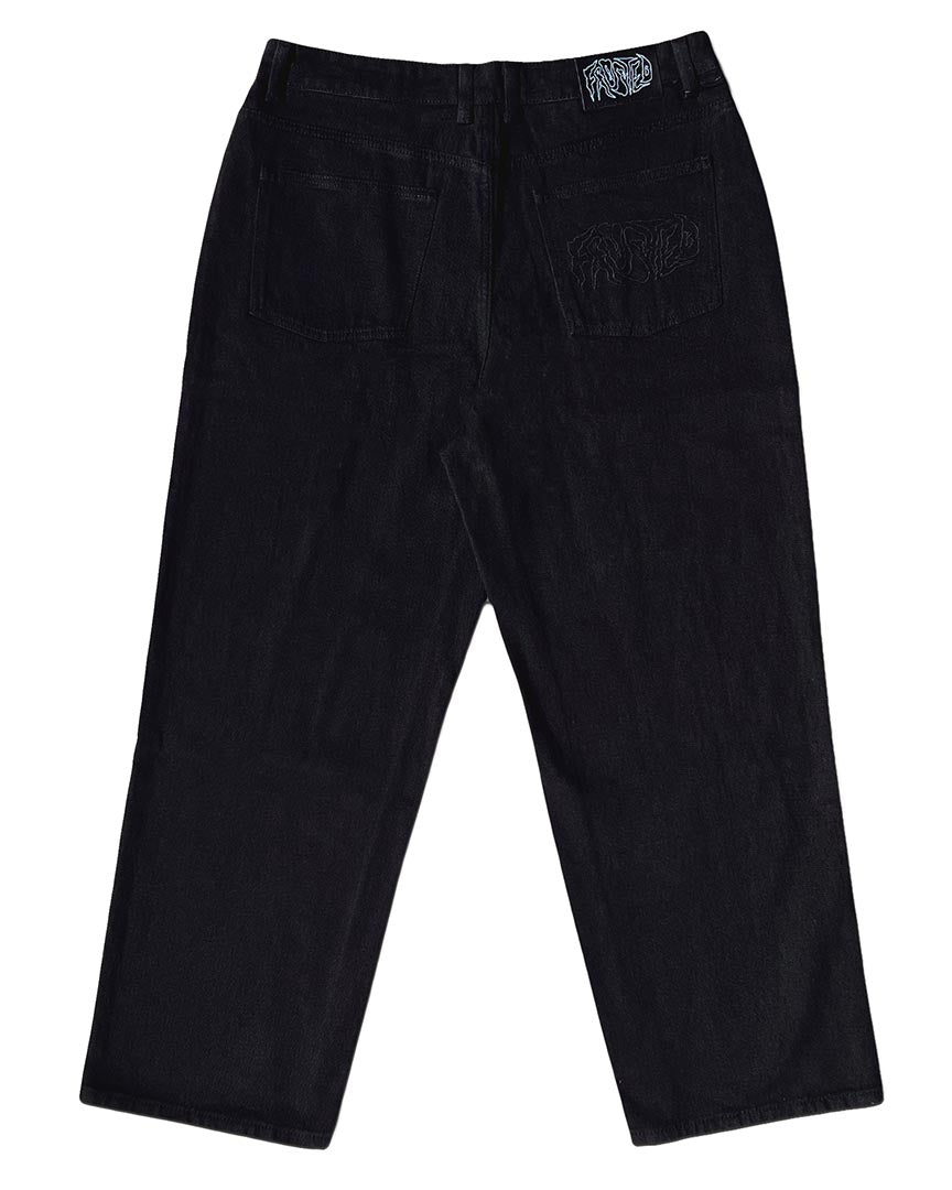 Jeans Wavy Classic Baggy - Black