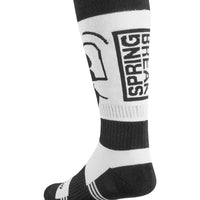 Spring Break Thermal Socks - White/Black