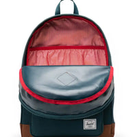 Heritage Youth Backpack - Dark Sea/Saddle Brown