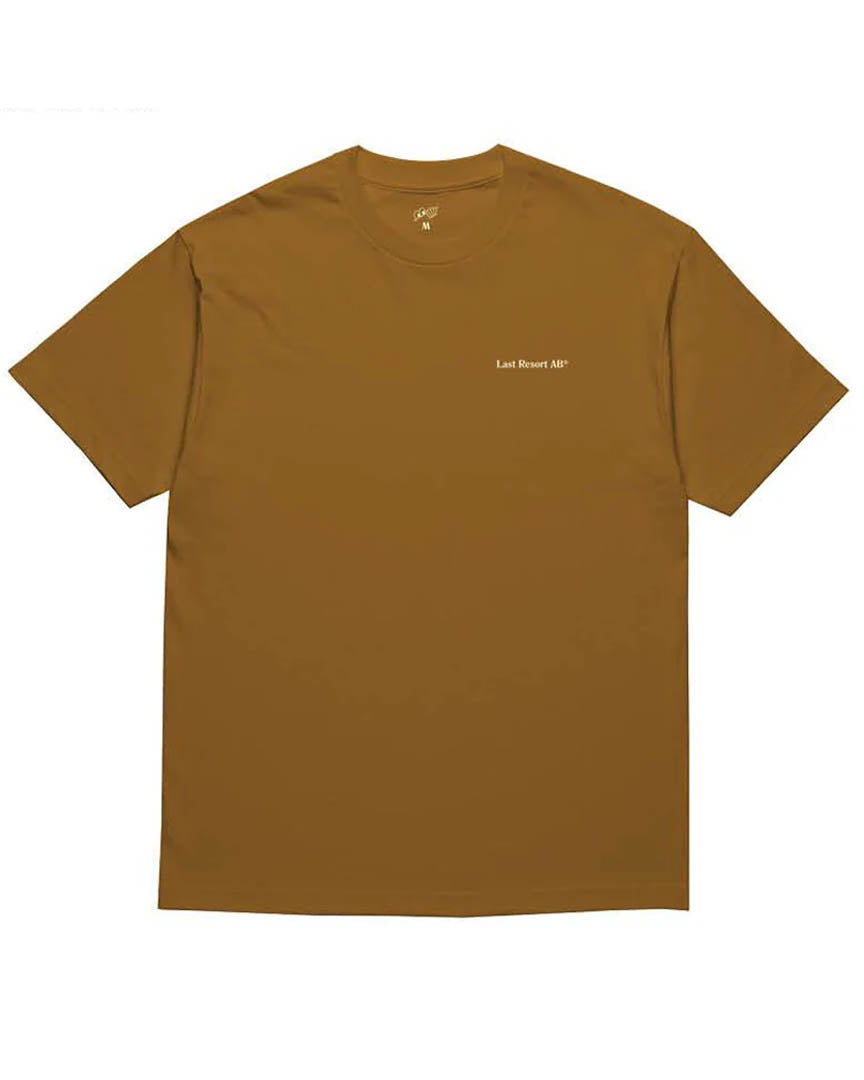 Atlas Monogram T-Shirt - Brown/White