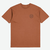 Crest Ii S/S Standard T-Shirt - Terracotta/Washed Black