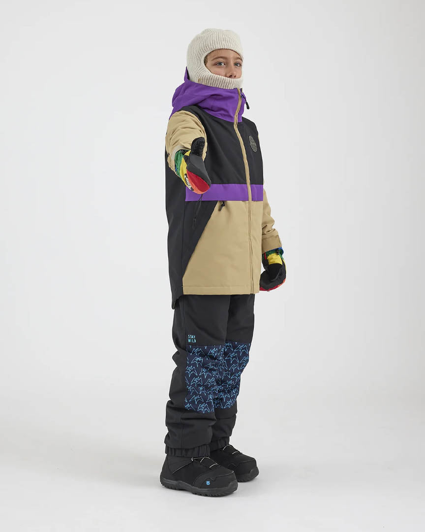 Youth Trencher Full Zip Winter Jacket - Tan