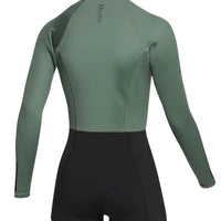 Lunar Longarm 2/2Mm Short Wetsuit - Dark Olive