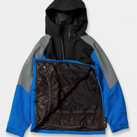 Brighton Pullover Winter Jacket - Electric Blue