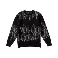 Cotton Ouaté Stone Jacquard - Black