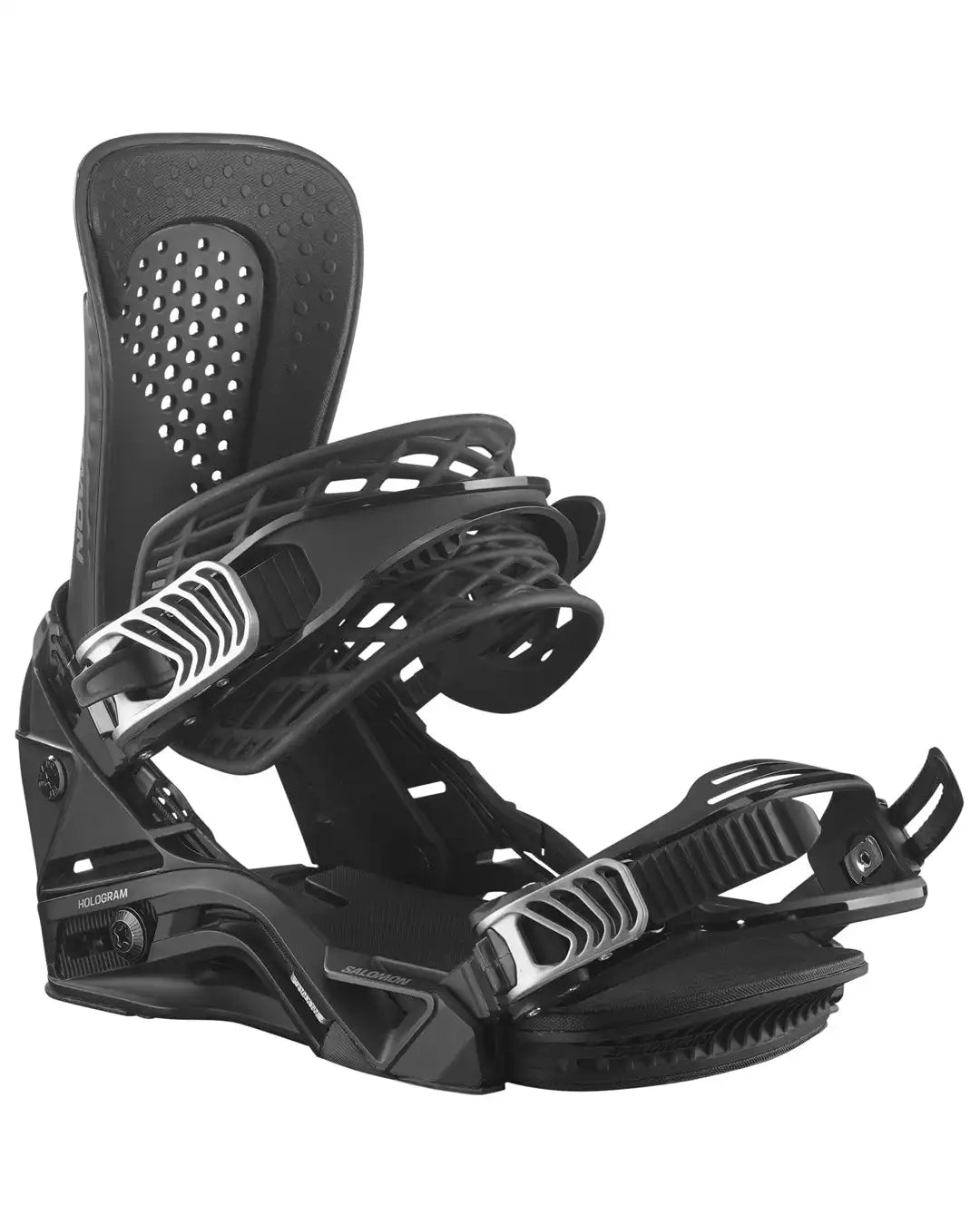 Hologram Snowboard Bindings - Black 2026