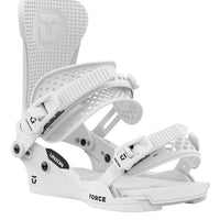 Force Classic Snowboard Bindings - White (Team) 2024