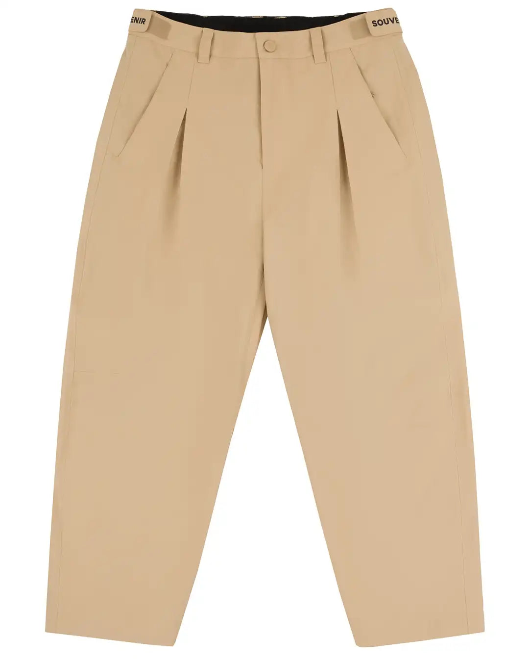 Pantalon Neige Pleated Chino - British Khaki