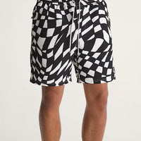 Primary II Elastic Printed Boardshorts - Black