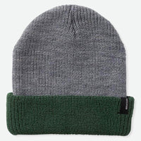 Heist Beanie Beanie - Light Heather Grey/Pine Needle