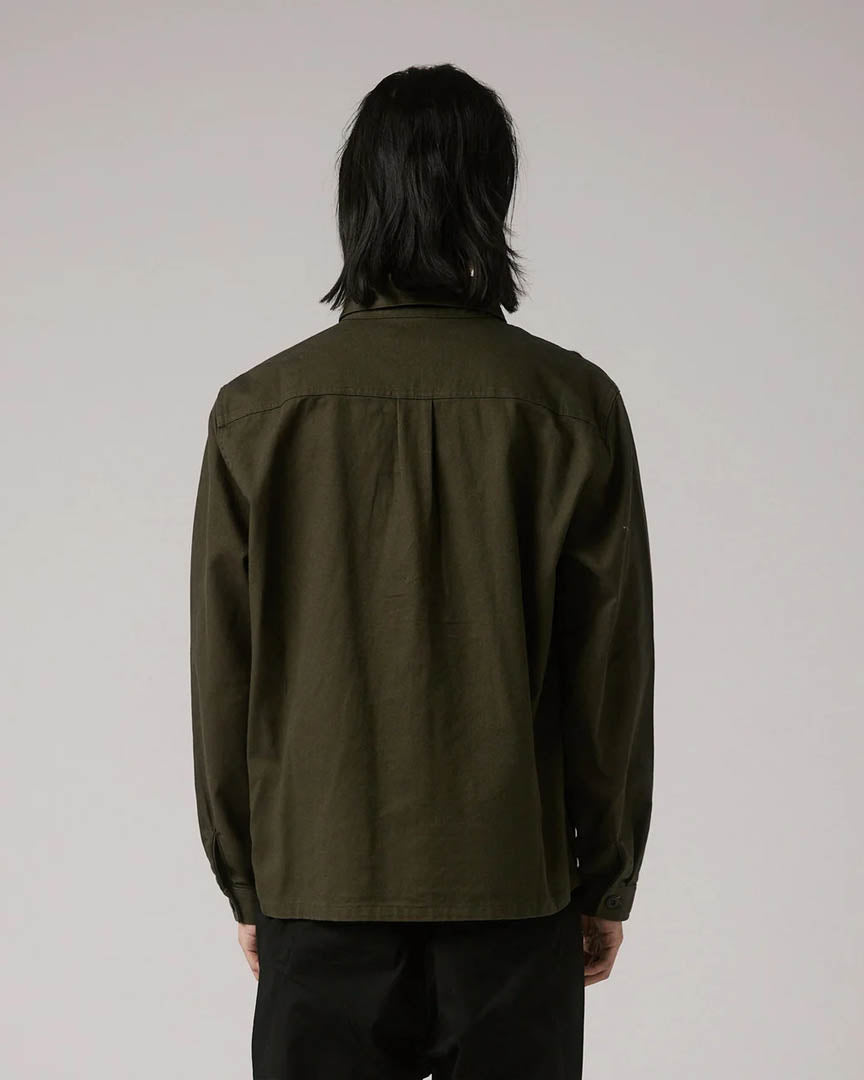 Chemise Daring Ls Overshirt - Deep Olive
