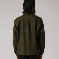 Daring Ls Overshirt Shirt - Deep Olive
