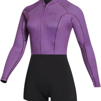 Lunar Longarm 2/2Mm Short Wetsuit - Sunset Purple