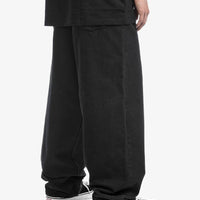 Check-5 Baggy Denim Pant Jeans - Black