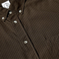 Ben Ls Poplin Shirt - Brown