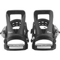 The Future Kids' Snowboard Bindings - Black/White 2024