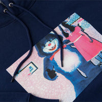 Dave Pink Dress Hoodie - Dark Blue