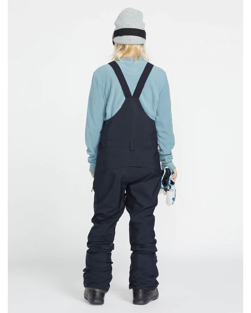 Elm Stretch Gore Bib Overall - Black