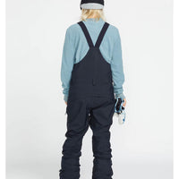 Elm Stretch Gore Bib Overall - Black