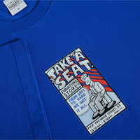 Take A Seat T-Shirt - Egyptian Blue
