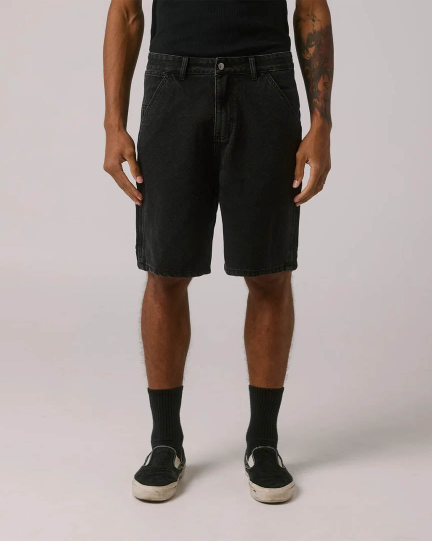 Reynolds 21" Denim Shorts - Washed Black