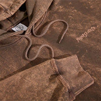 Acid Frank Surf Logo Hoodie - Brown