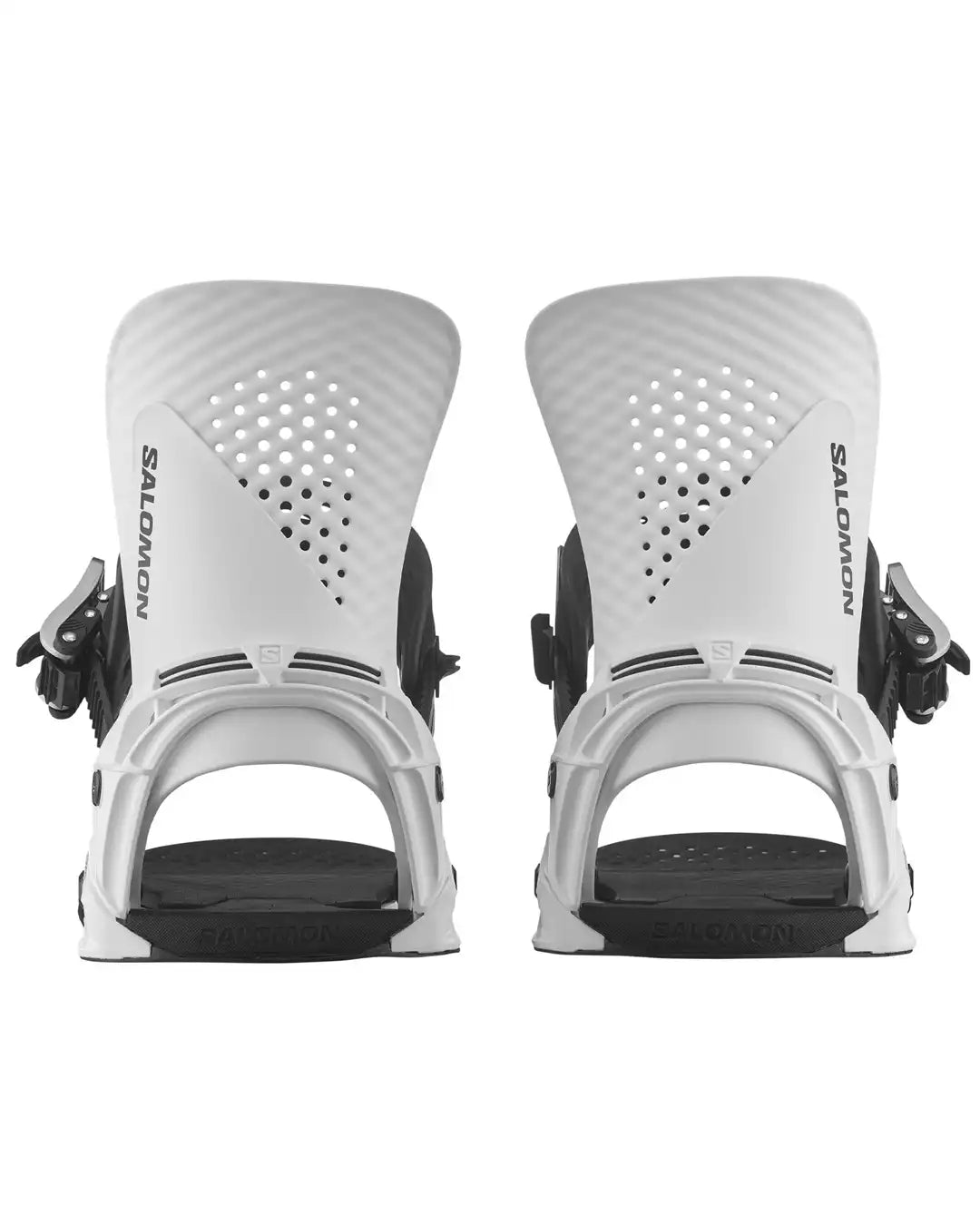 Hologram Snowboard Bindings - White 2026