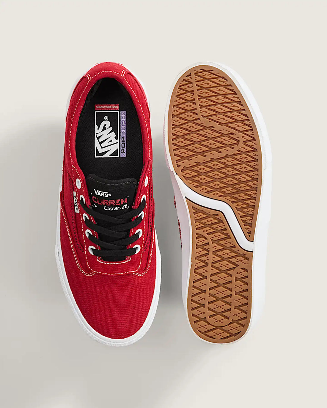 Skate Curren Caples Shoes - Red/White