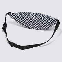 Ward Cross Body Pack Shoulder Bag - Black/White Check