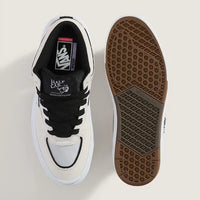 Skate Half Cab Wafflecup Shoes - White/Black