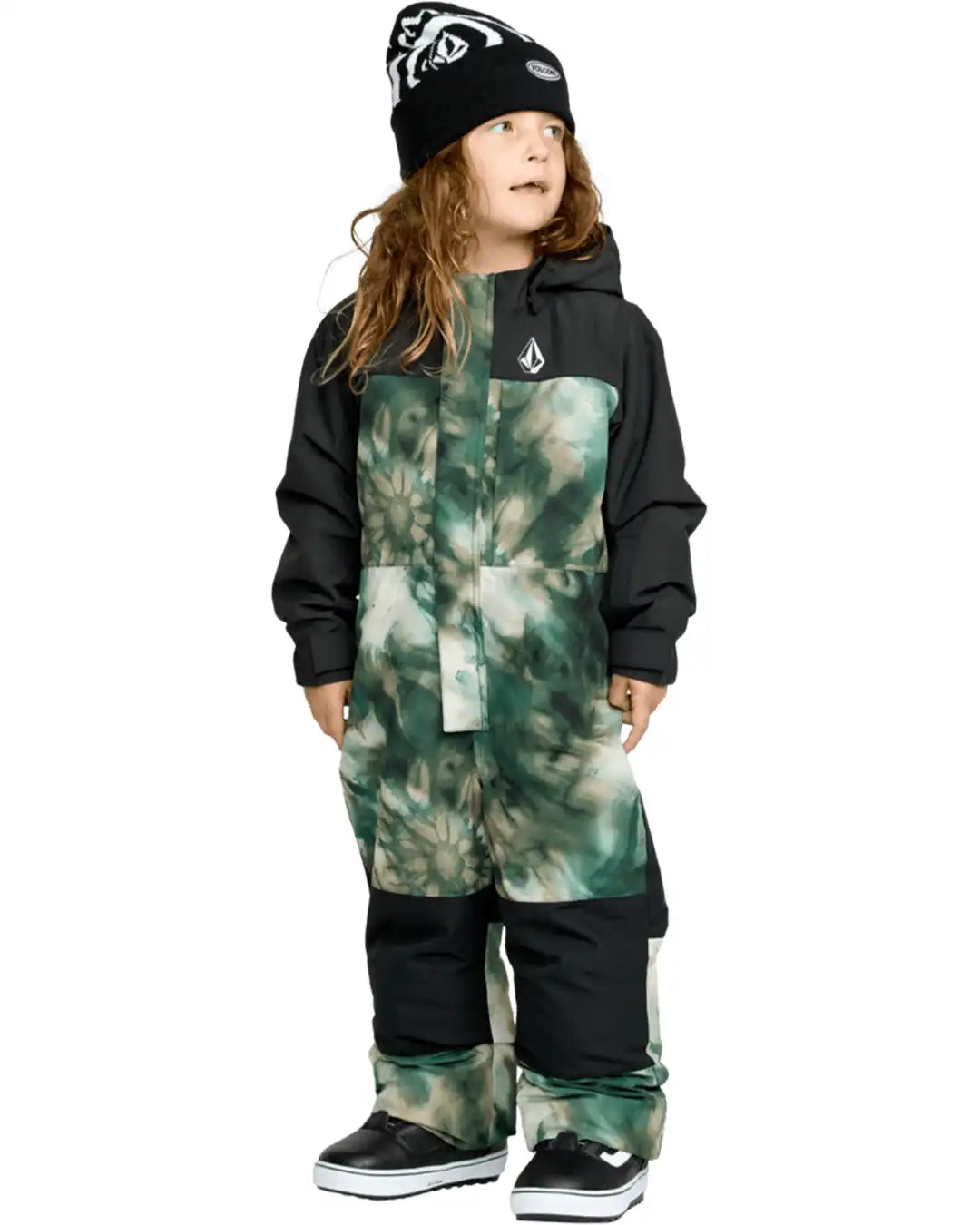 Little Flurry One Piece Kid's Winter Suit - Green