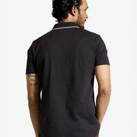 Mod Flex S/S Polo Knit Short Sleeve Polo Shirt - Black