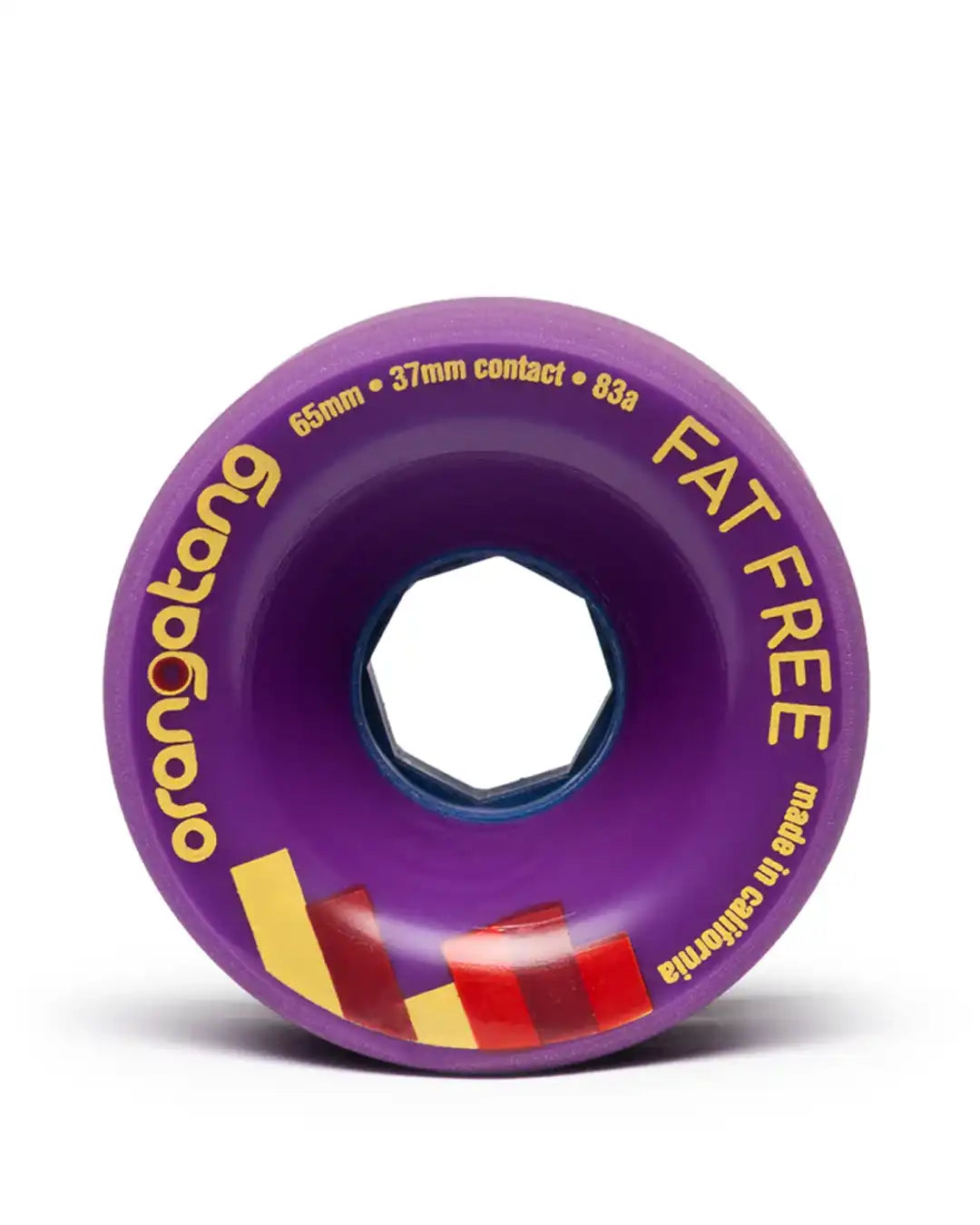 Fat Free Longboard Wheels - Purple