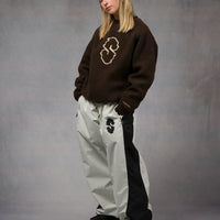 Sherpa Crewneck Sweatshirt - Chocolate