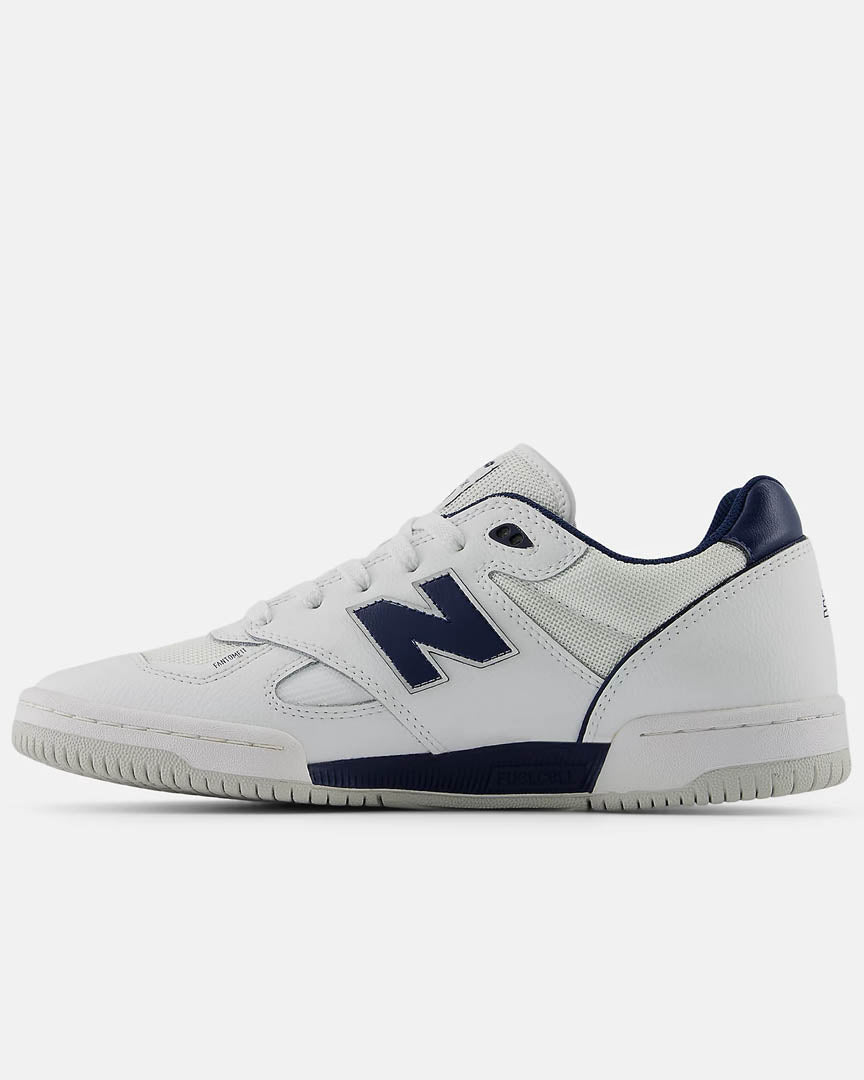 Numeric 600 Tom Knox Shoes - White with Navy