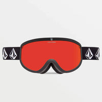 Footprints Goggles - Matte Black Stone / Red Chrome 2024