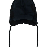 Knit Visor Cap Beanie - Black
