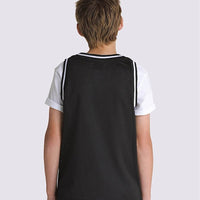 Boys Classic Oval Basketball Tank - Black