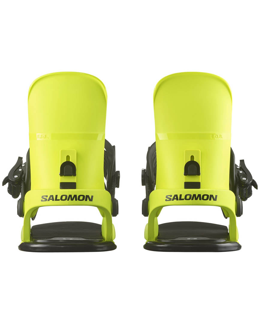 Edb Snowboard Bindings - Neon Yellow 2025