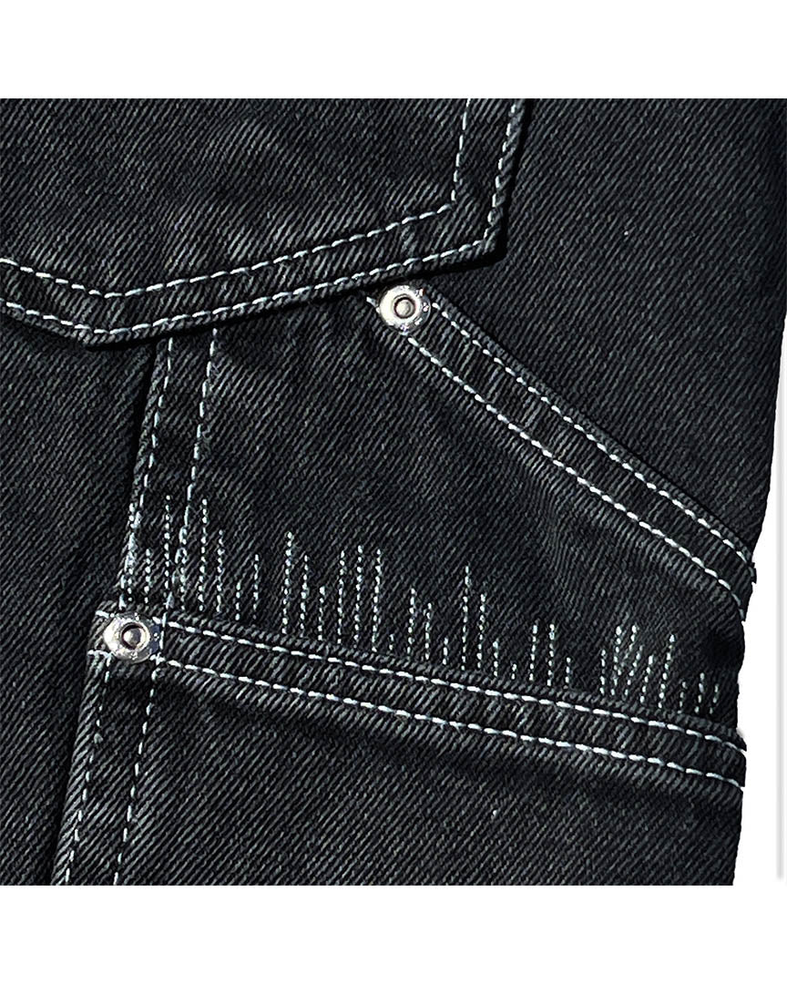 Cpu Jorts Baggy Shorts - Off Black