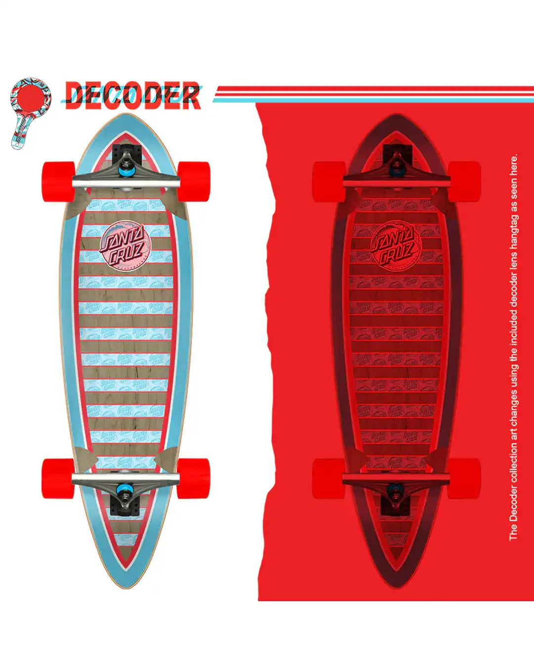 Decoder Wave Pintail Complete Longboard