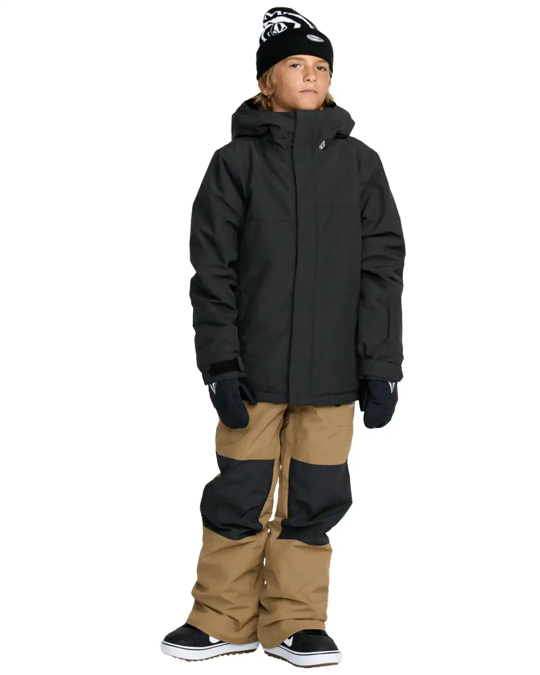 Stone 91 Insulated Kid's Winter Jacket - Black